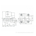 3/4 de pouce Asco SCG353A043 membrane blanche clapet de pulsation